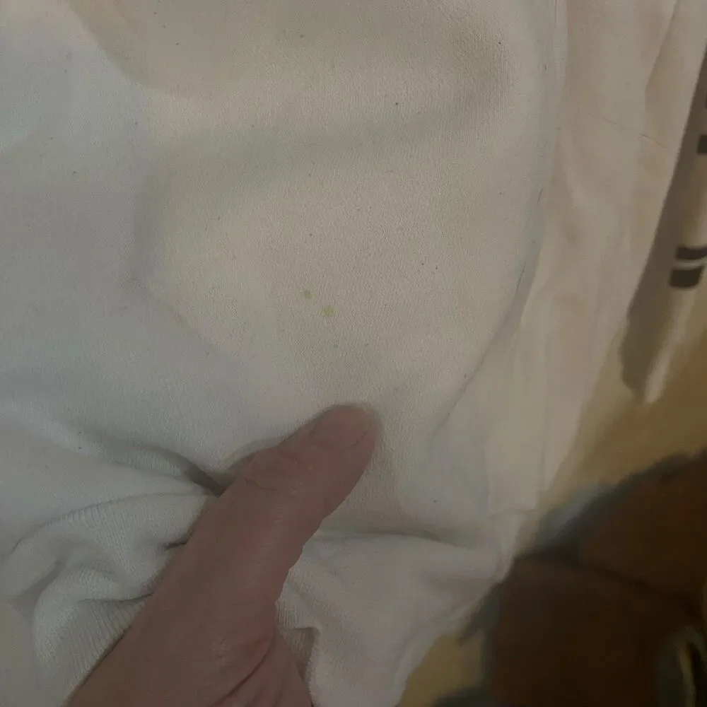 Jordan Air white red hoodie medium see photos